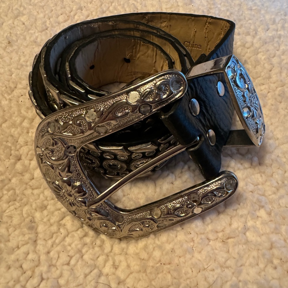 Leather Belt leather is 38” long